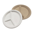 High Quality Natural Biodegradable Food Tray Disposable Sugarcane Bagasse Plates